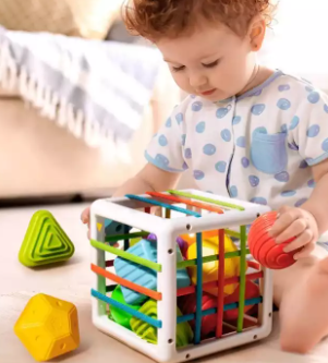 GeoPlay Cubo | Desarrollo Motor - Juguete de Reconocimiento de Colores